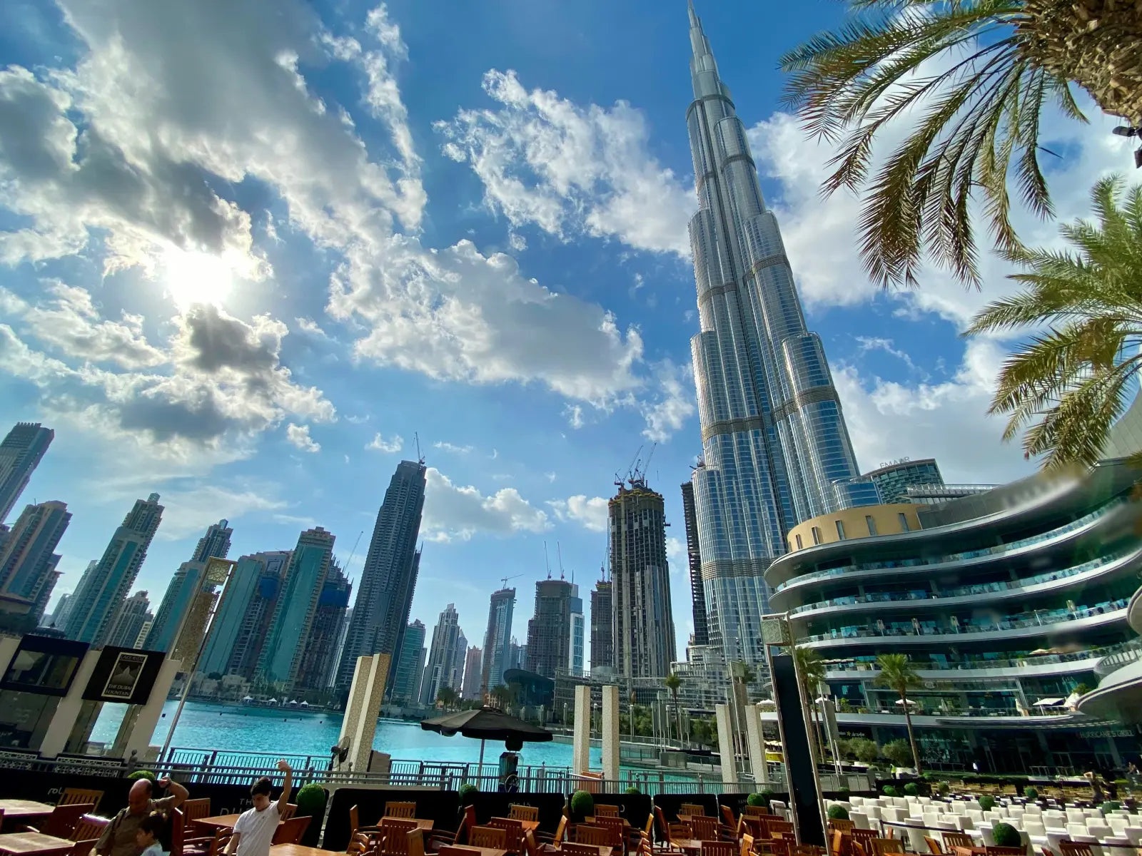 The Burj Khalifa towering over downtown Dubai — the world's most cosmopolitan city where gifting carries deep cultural meaning across over two hundred nationalities