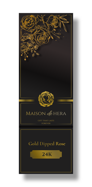 24K Golden Rose