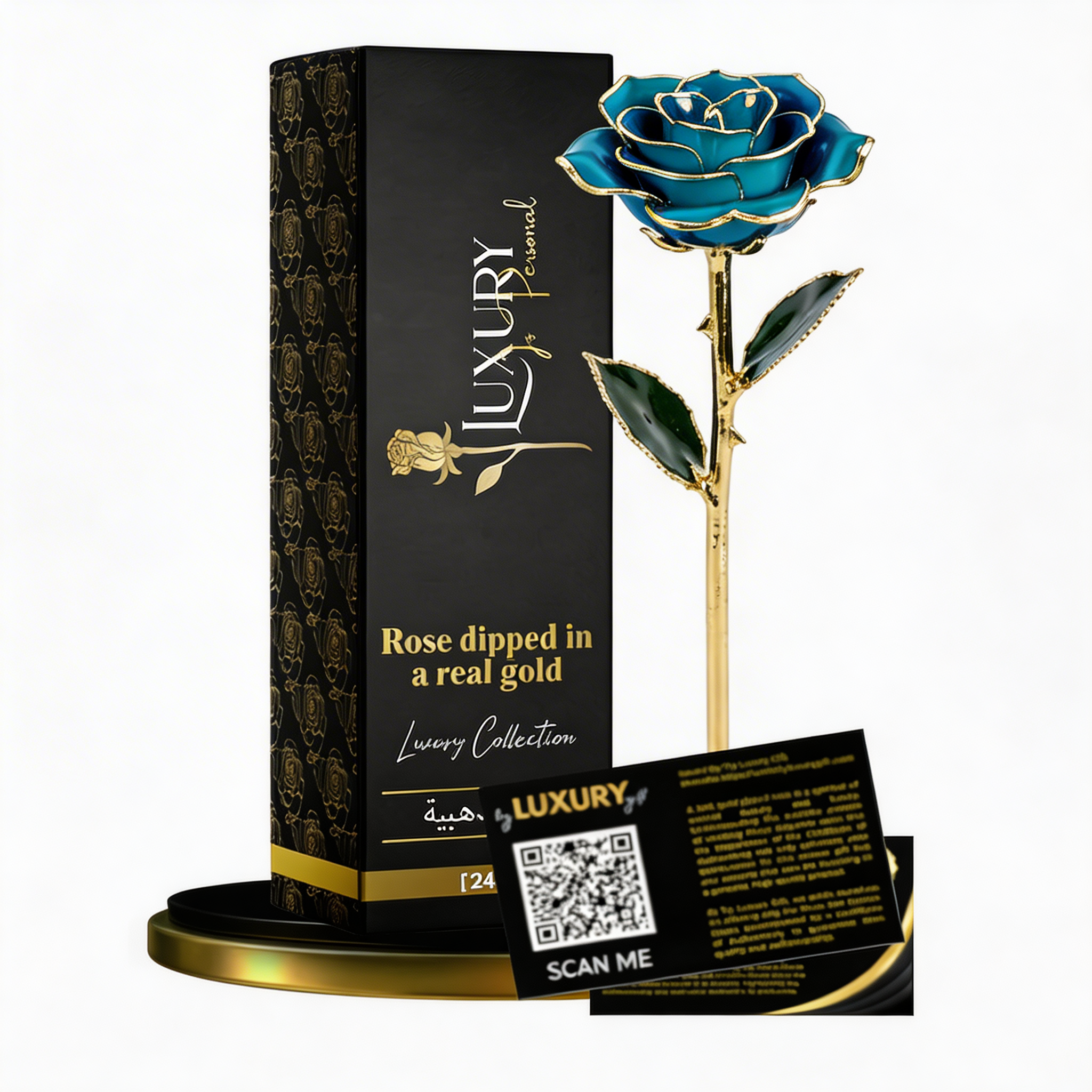 24k Golden Rose - Blue ( Bliss )