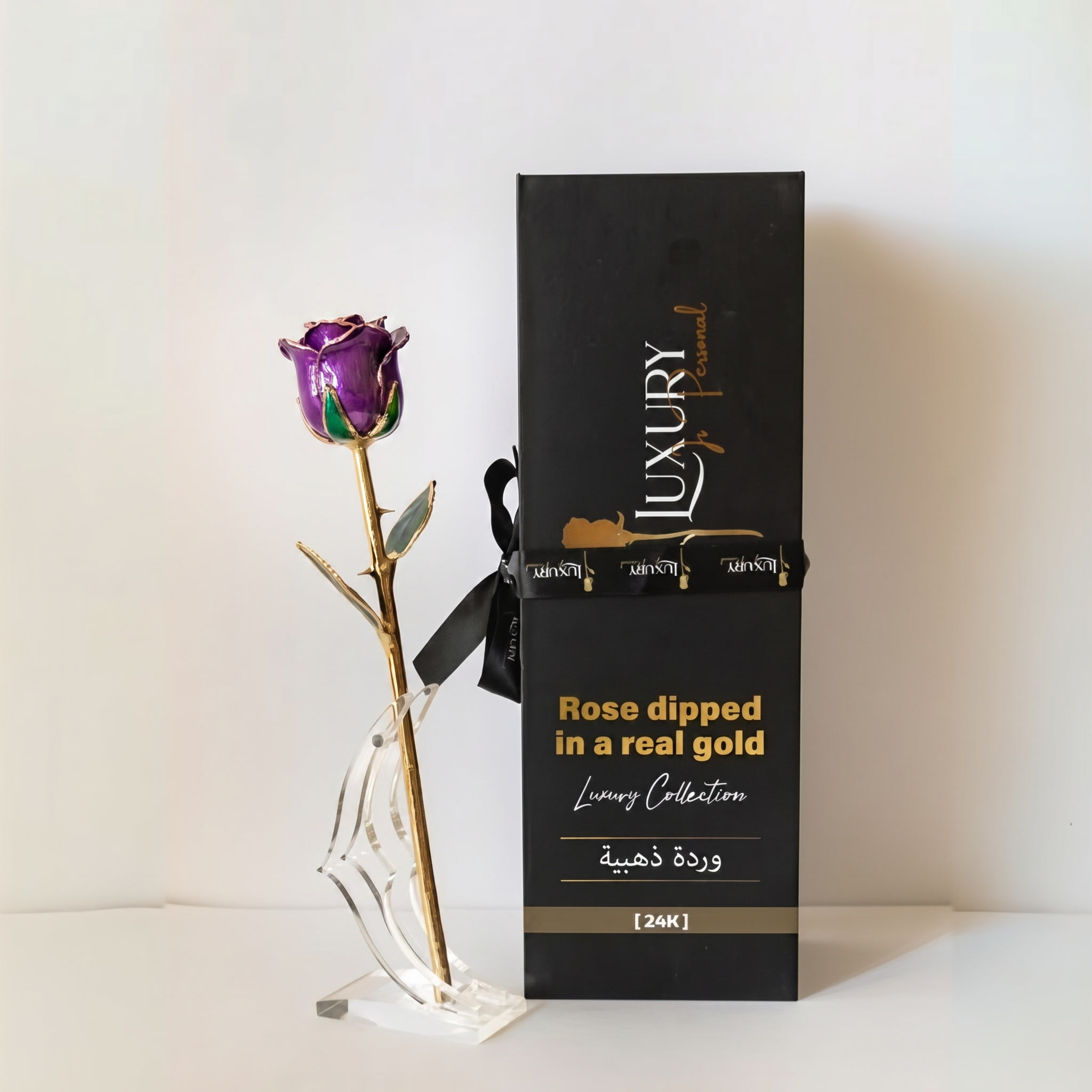 24K Golden Rose - Purple ( Elegante )